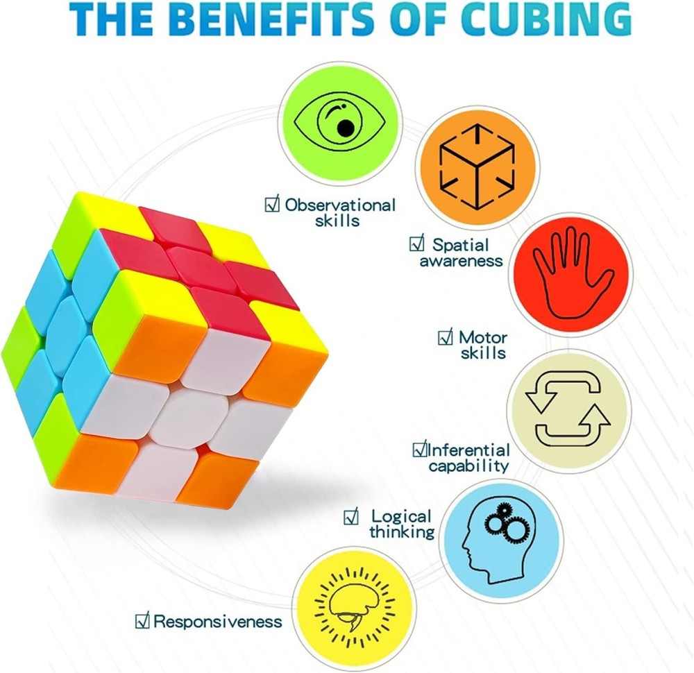 3x3 Speed Cube Puzzles, Stickerless