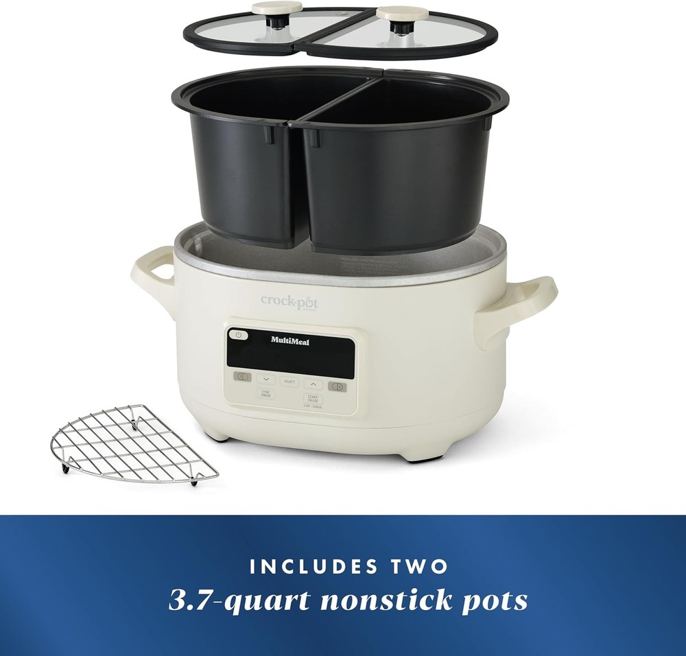 Slow cooker multi-functional cooking pot with baking function