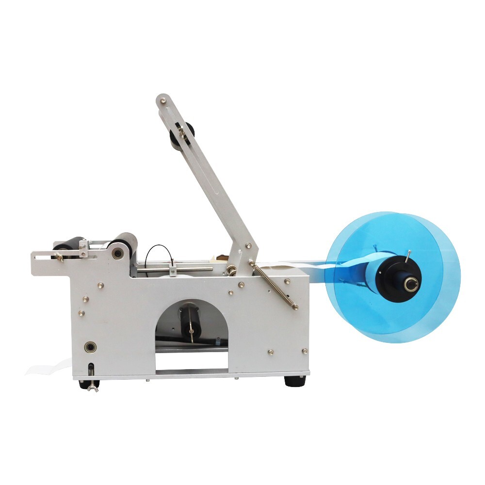 Round Bottle Labeling Machine Label Applicator Machine Packing Tool Ф0.47"-3.54"