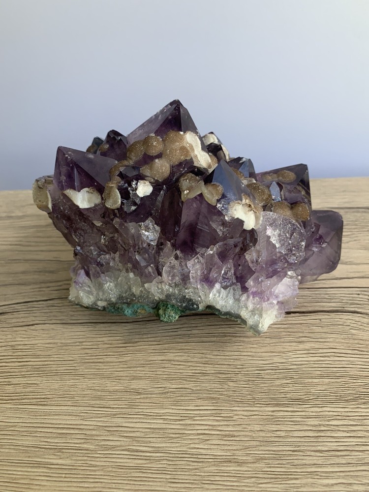 Amethyst & Crystallized Calcite Deposits