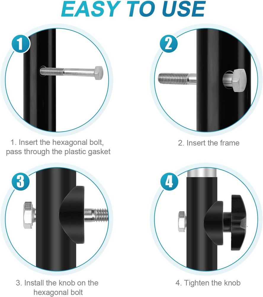 2 Sets Rollator Walker Replacement Knobs, Comfortable Replacement Arm Adjustment