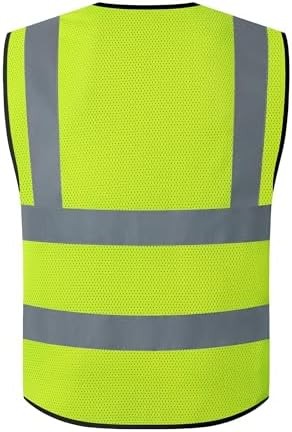 Reflective Safety Vest for Work and Construction