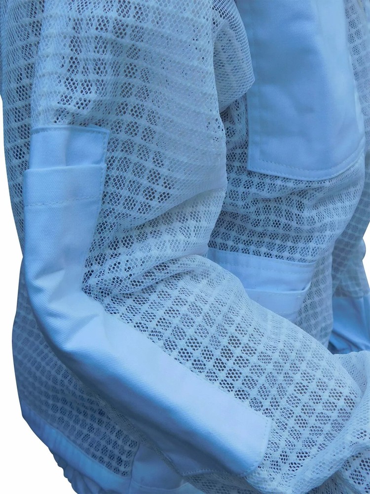 OZ ARMOUR 3 Layer Mesh Ventilated Beekeeping Jacket with Hat bee veil