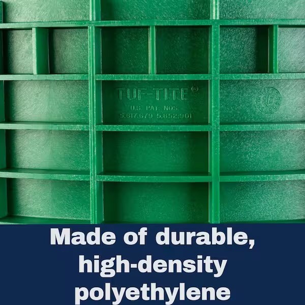 VPC 20 in. x 18 in. Tall Septic Tank Riser Combo