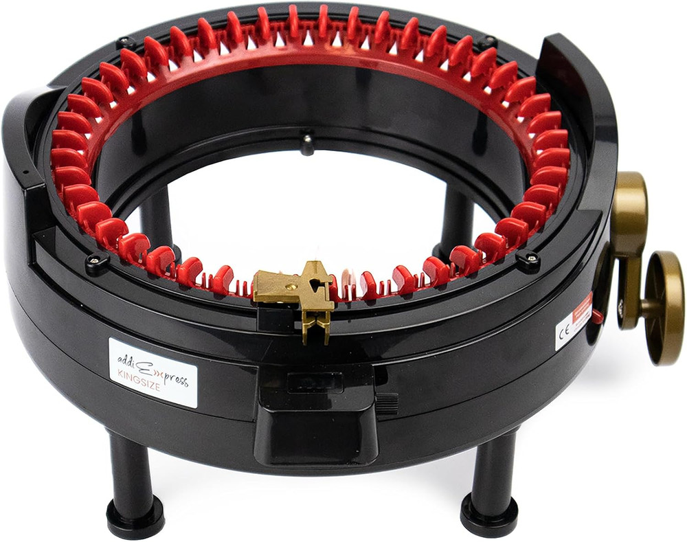 express King Size Knitting Machine, 46 Needles Circle Knit Loom Machine with Row