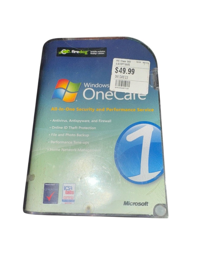 Microsoft XP + Vista 32-Bit PC + Windows Live One Care