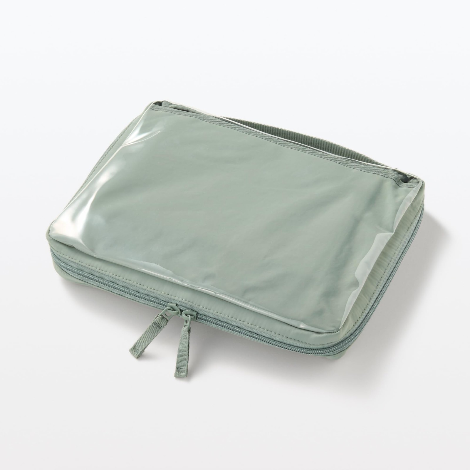 Duties Included NEW MUJI Pocket-selectable Collection Case A5 Wide Moss Green A