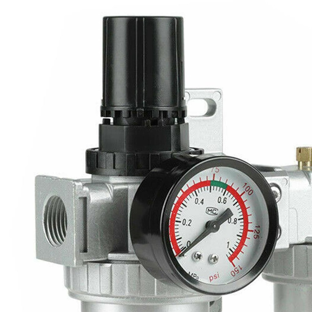 Air Control Tool Unit Filter Regulator Lubricator Water Trap For Compressor New