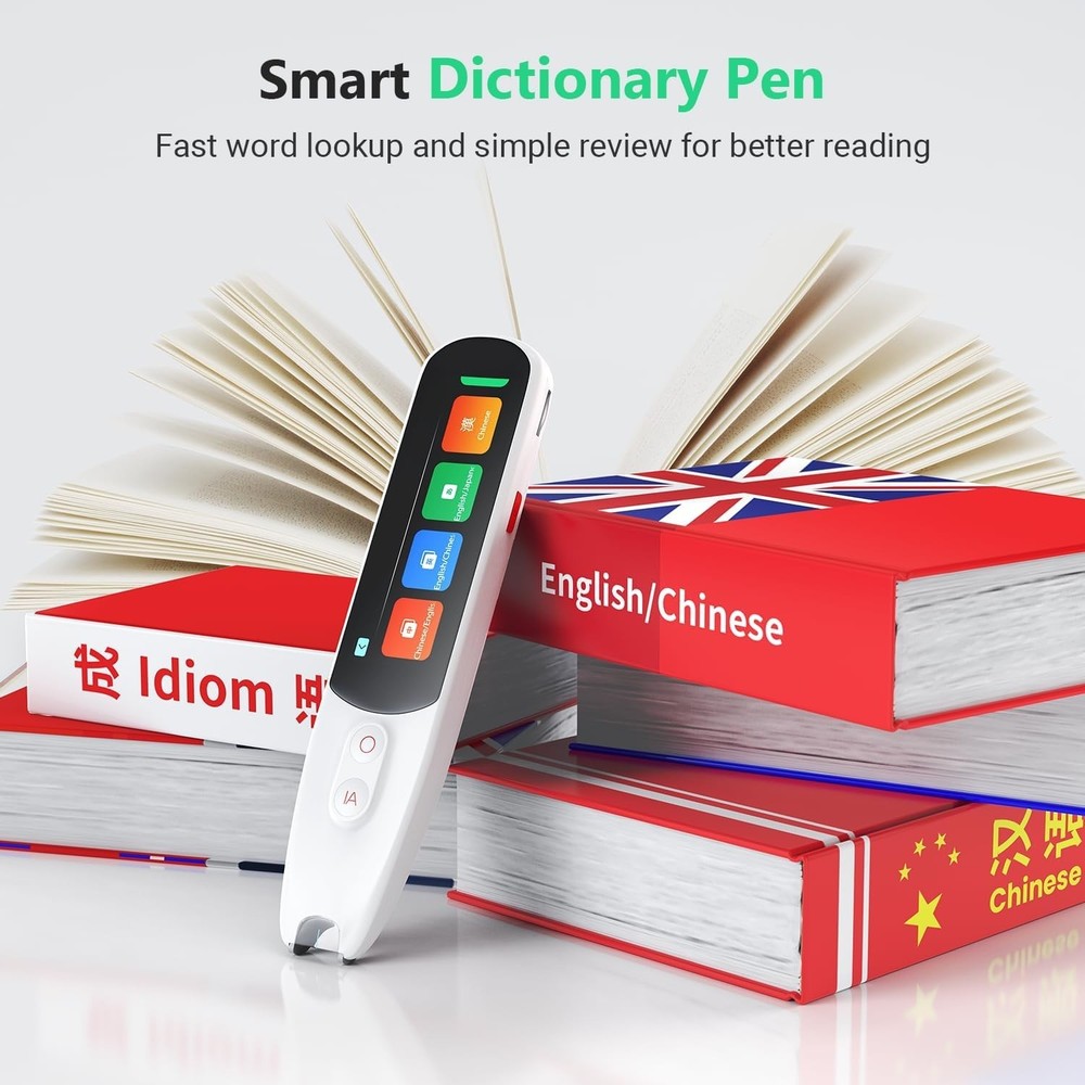 Compact 4-in-1 Translator Pen with Text-to-Speech & Smart Notes Functionality