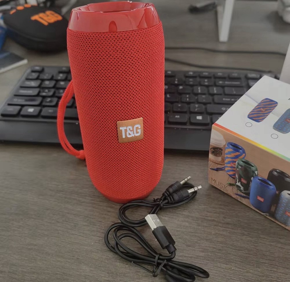 T&G Portable Bluetooth Speaker, Multiple Audio Inputs, Multicolor Options