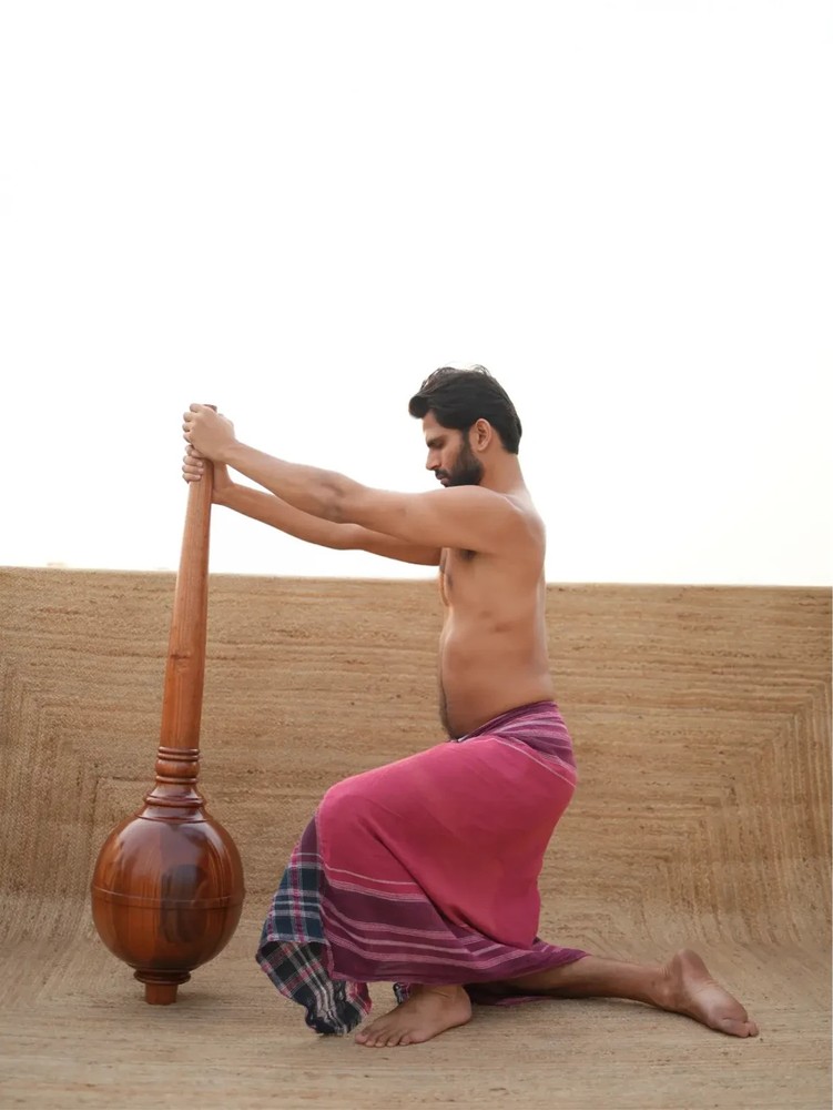 Premium Hanuman Gada for Strength Training & Mobility | Handcrafted