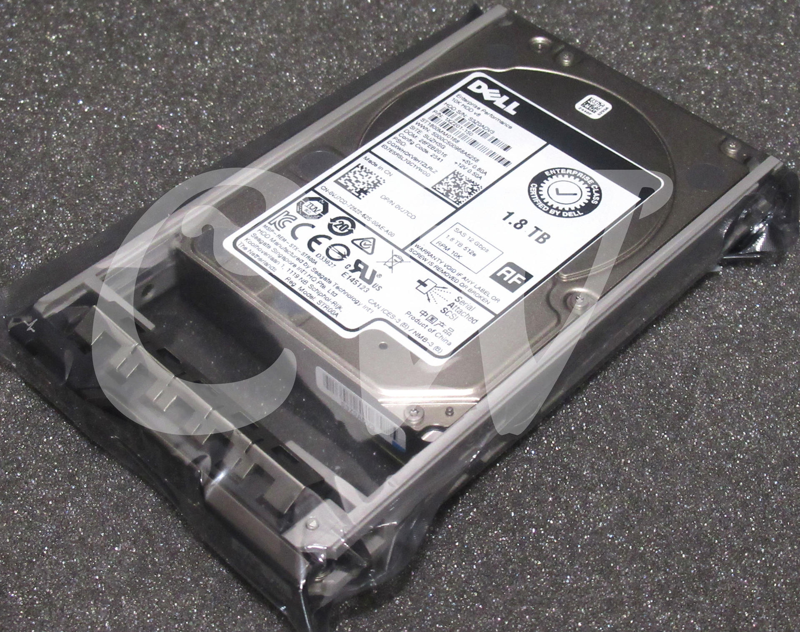 0VJ7CD VJ7CD Dell 1.8TB 10K RPM 12Gb/s 128MB 2.5" SAS SERVER HDD Hard Drive
