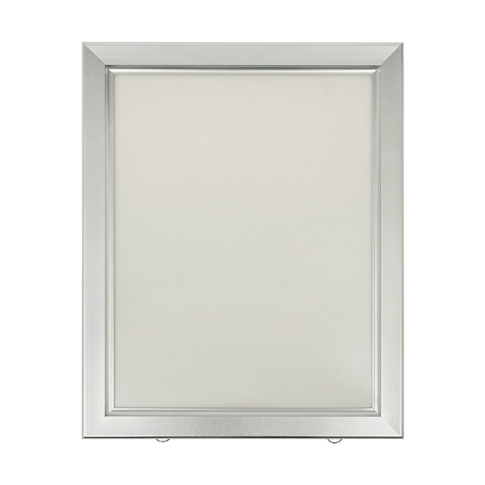 Silver LED Poster Frame - Wall-Mounted, Durable Aluminum Alloy Display