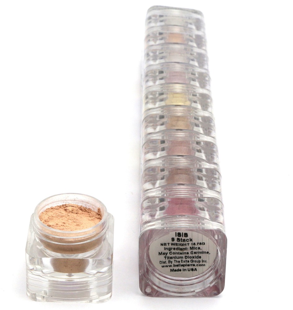 Bella Pierre 9-Stack Shimmer Powder Set, 9-Count Different Color