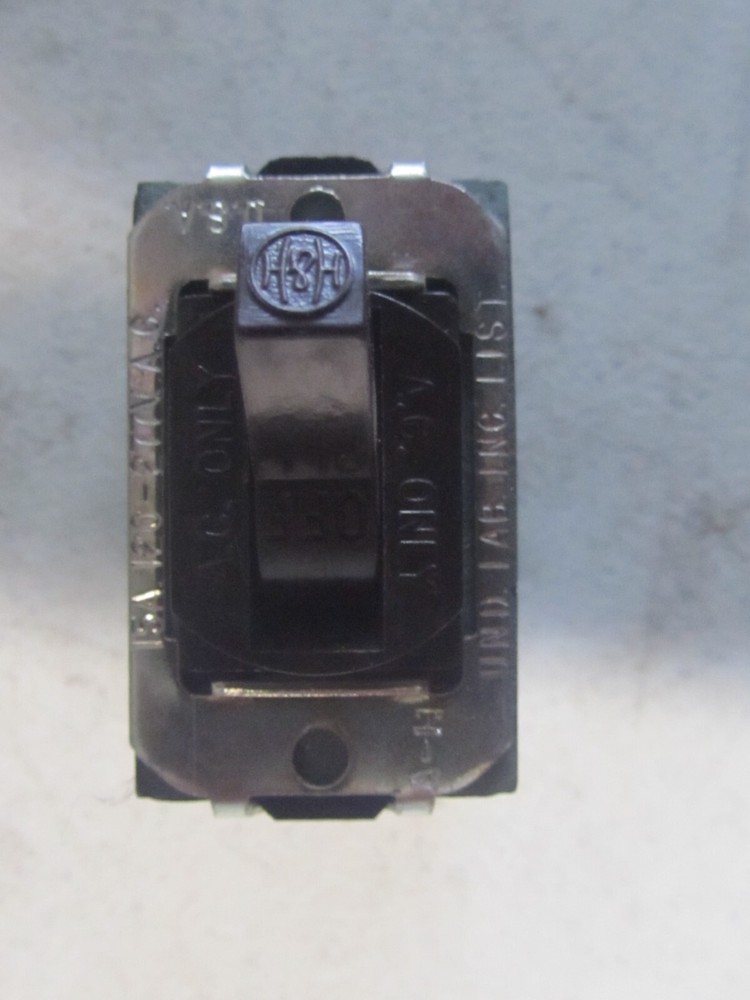 Vintage A-H&H Despard Interchangeable Brown Toggle Light Switch 15AMP 120-277VAC