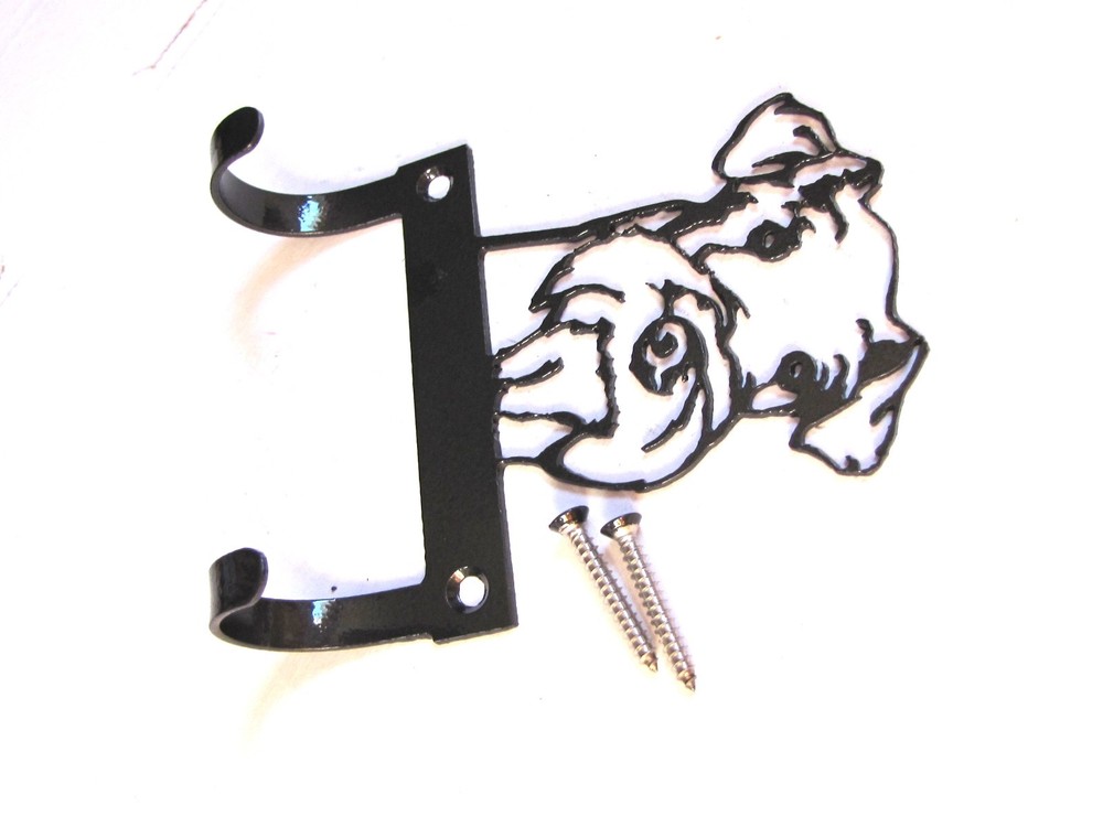 AIREDALE DOG LEASH HOLDER LEASH HOOKS