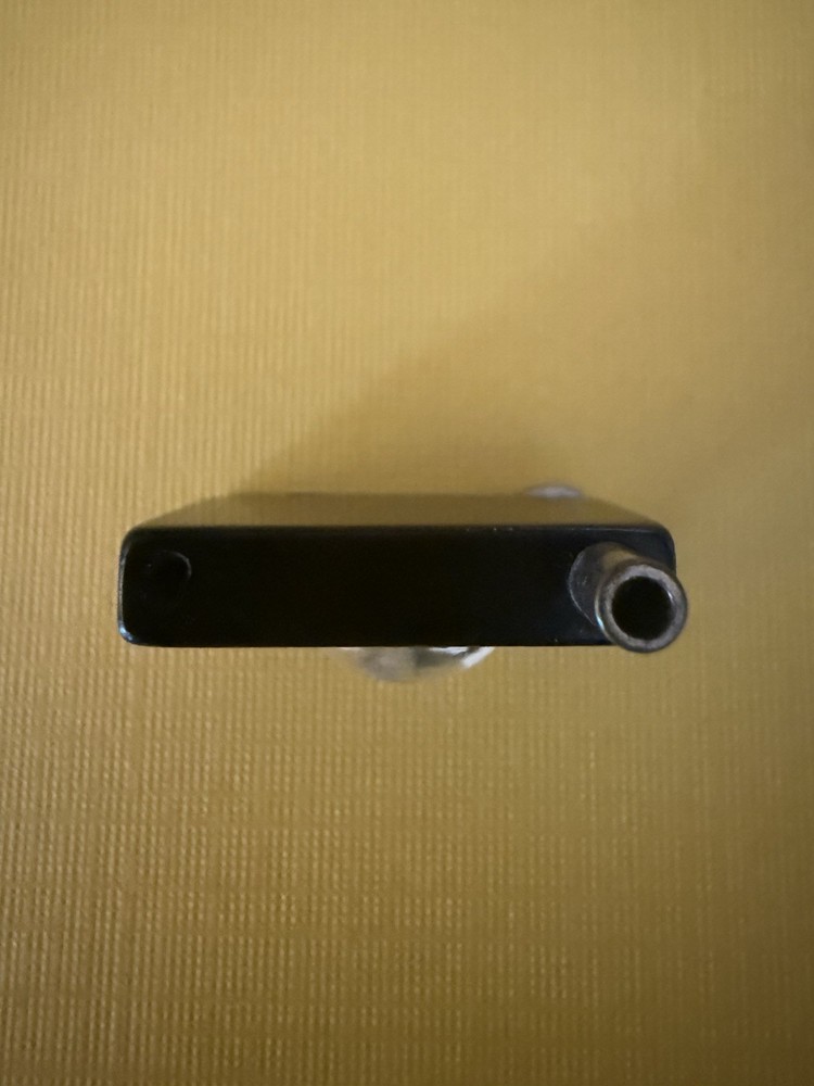 Vintage Partial Terrier In Bubble Lock / Black Bakelite / Repurpose / Crafting