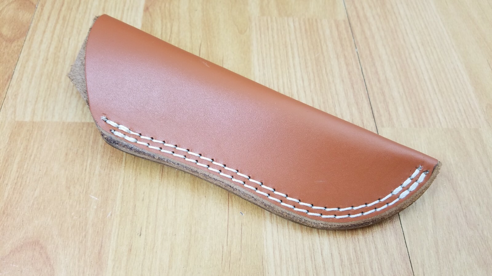 Genuine Brown Leather Belt Sheath For Mora Companion Fixed Blade Knife 1171