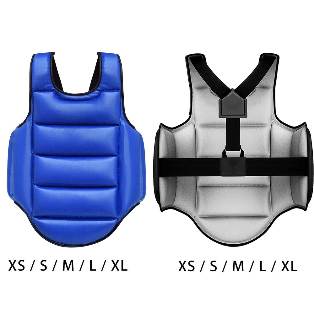 Reversible Karate Guard Chest Protector Body Boxing Mma