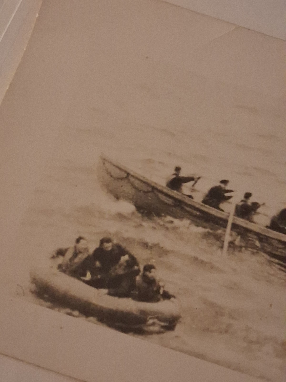 WW2 Germany. The sailor of battelship "Admiral Graf Spee" Rescue Rafts