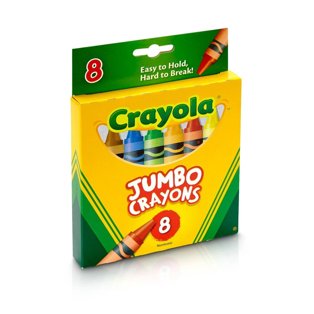 Crayola Jumbo Crayon Set, 8-Colors