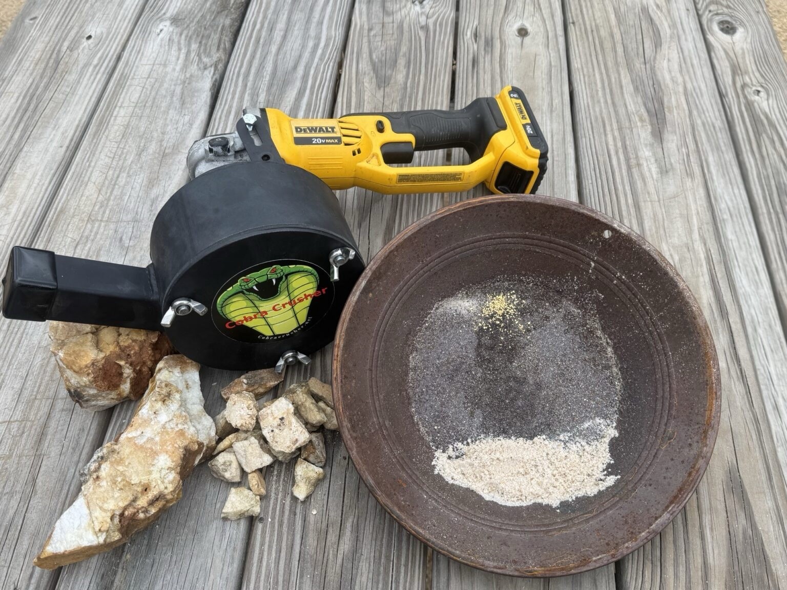 Cobra Rock Crusher for Gold Ore Sample Testing, New Crusher