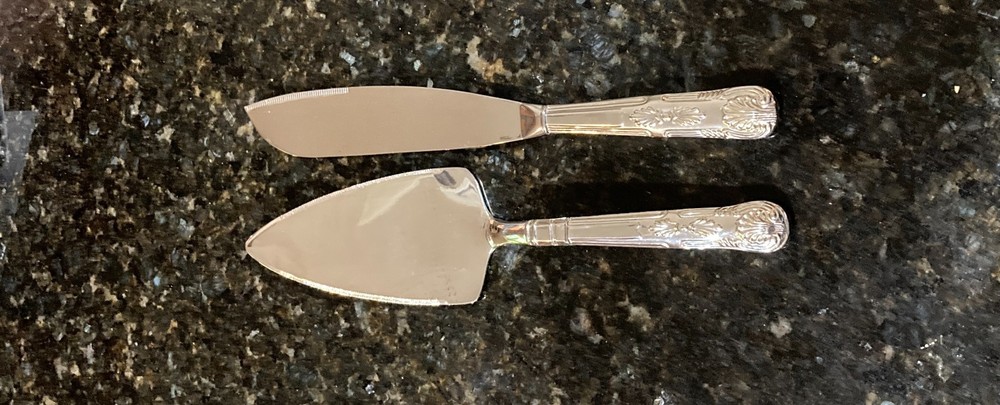 Cake Knife & Server Stainless 2-Piece Set