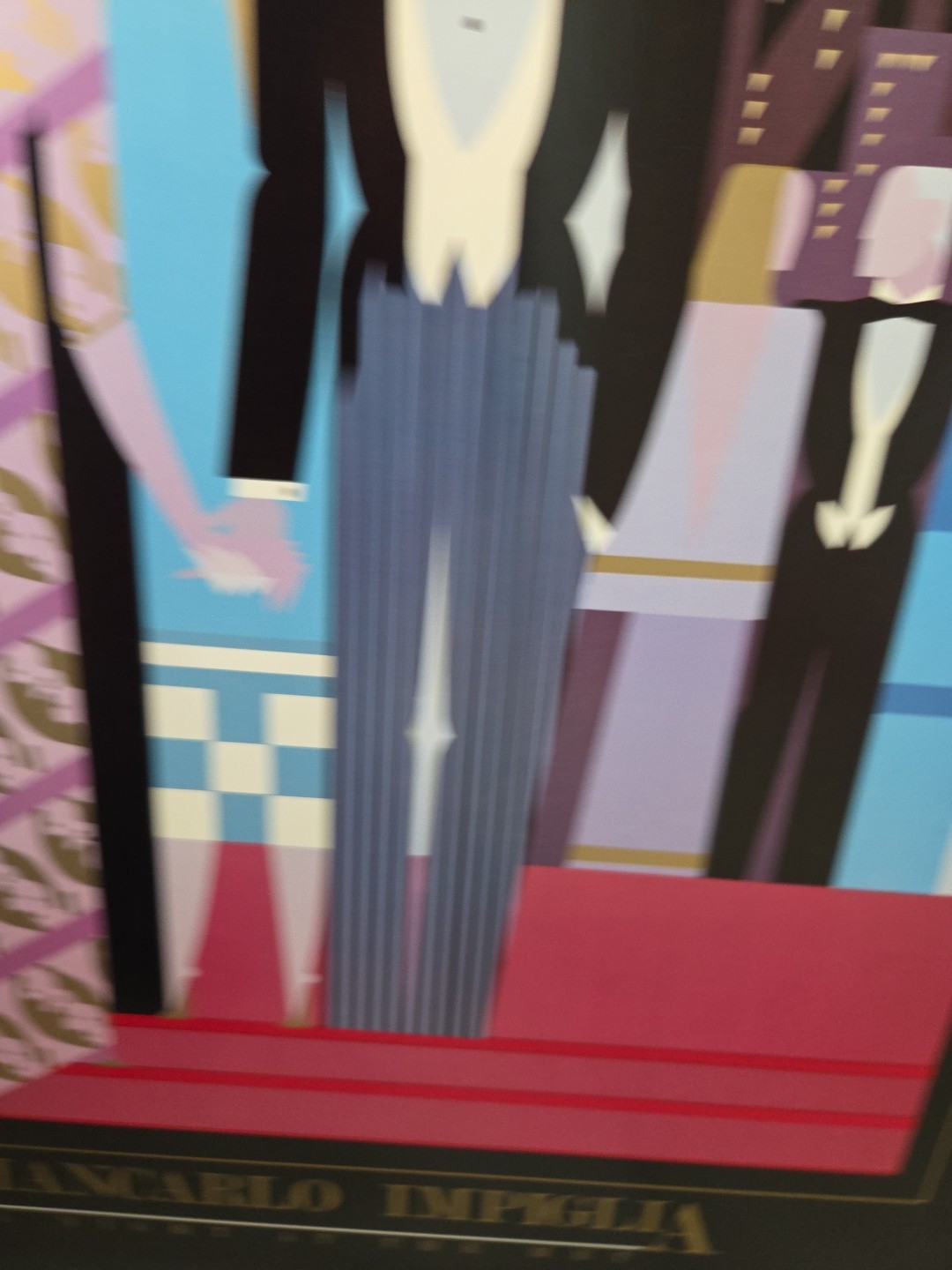 1984 GIANCARLO IMPIGLIA The Met Opera Poster On Board 25" × 30"