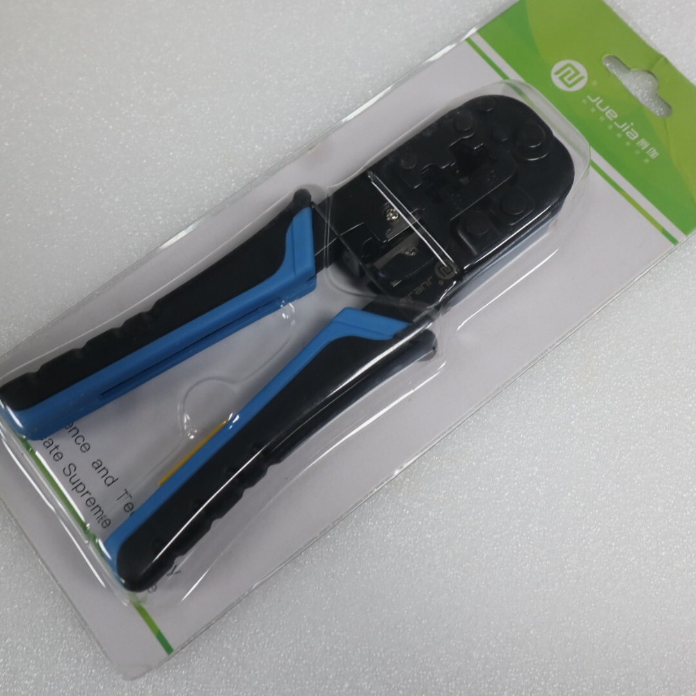 RJ45 Crimping Tool Cat5e Cat6 Cat7 Network Ethernet Cable Cutter Crimp Stripper