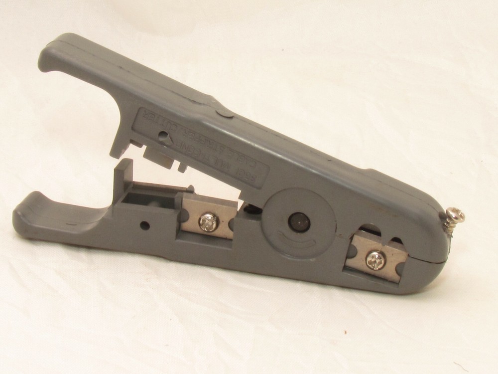 Network Cable Punch Down Tool Kit Tester Crimper Cutter Pliers Screwdrivers Case