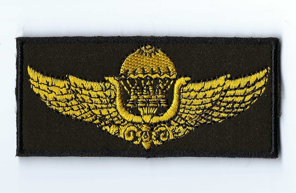 Cambodia Special Forces Paratrooper Airborne Jump Wings Sleeve Patch
