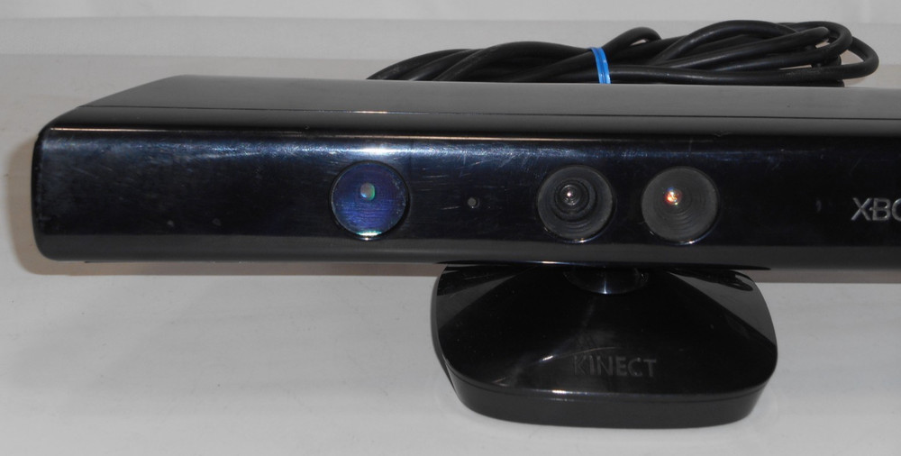 Microsoft Xbox 360 Kinect Connect Black Sensor Bar Camera Model 1414 Genuine OEM