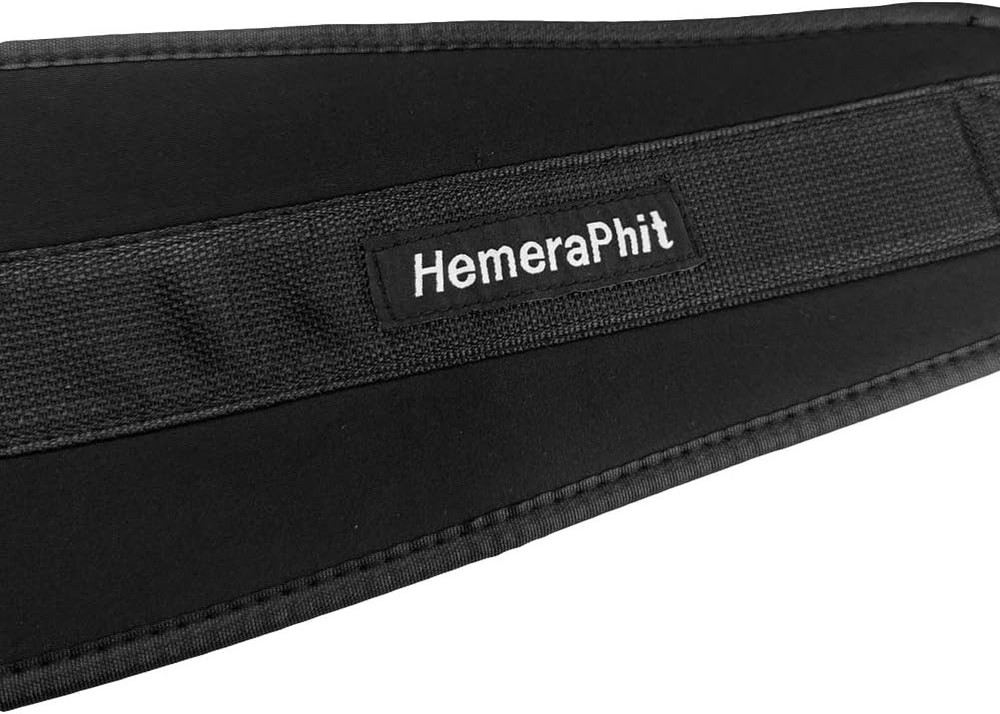 HemeraPhit Pull-up Belt Weighted Dip Belt with Chain Double D-ring Weightlifting
