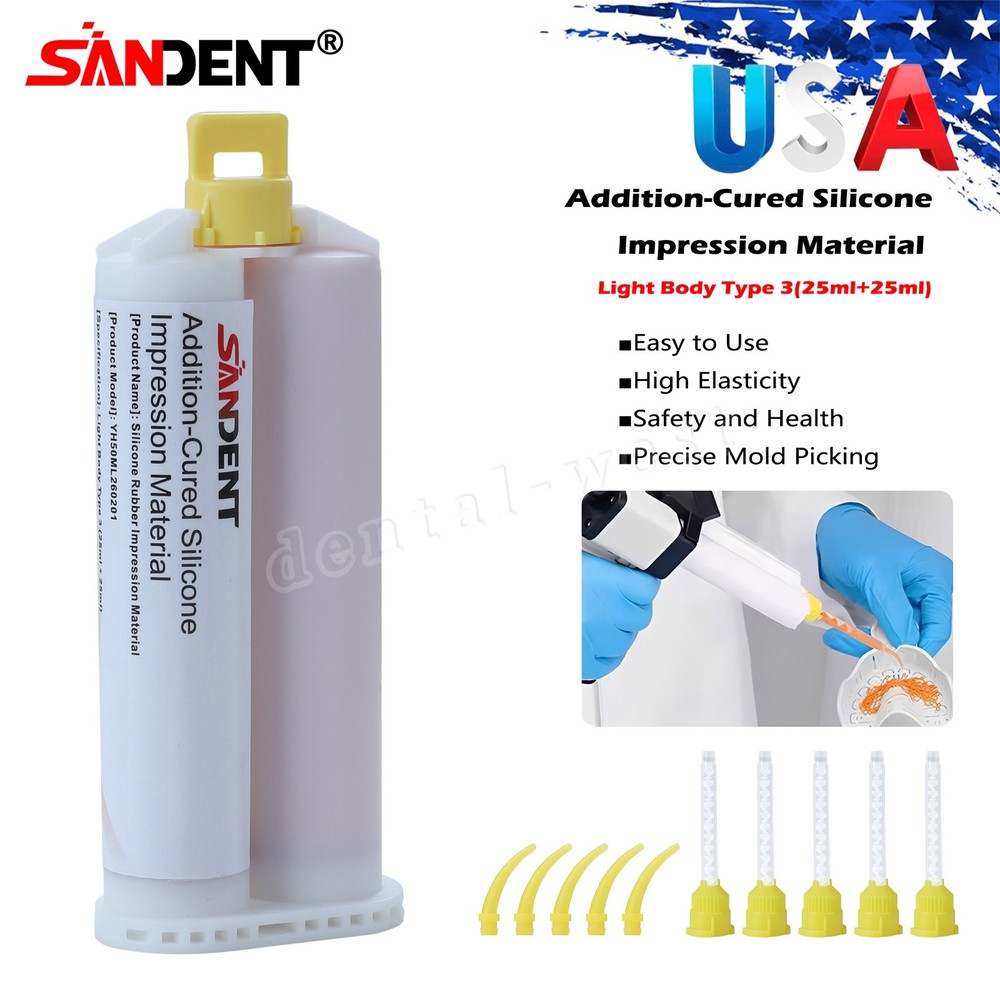 Dental VPS Impression Material Light Body - Regular Set Silicone PVS