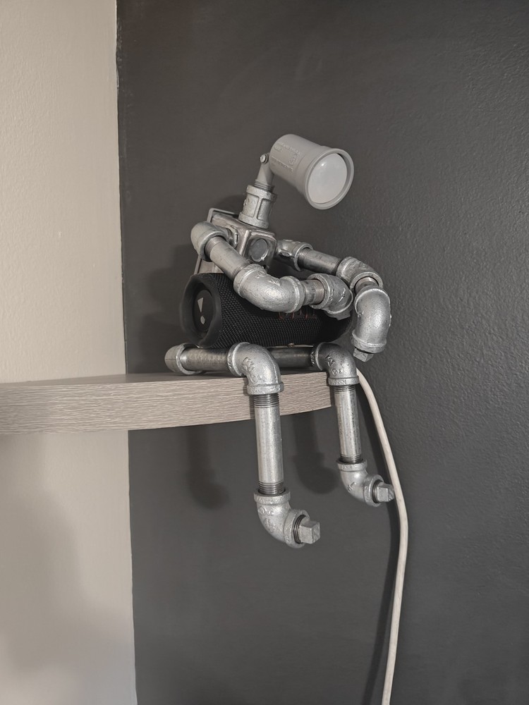 Unique Custom Handcrafted Steampunk Light with Personality