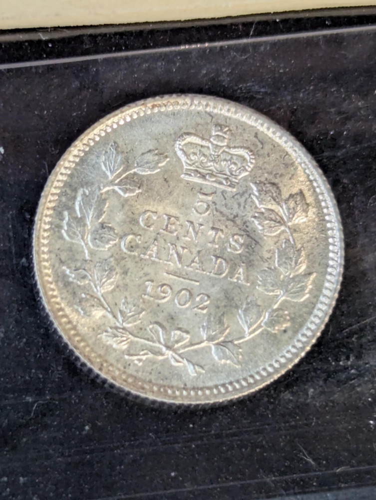 1902 ICCS Graded Canadian, ¢5 Cent, **MS-64** #YN 928