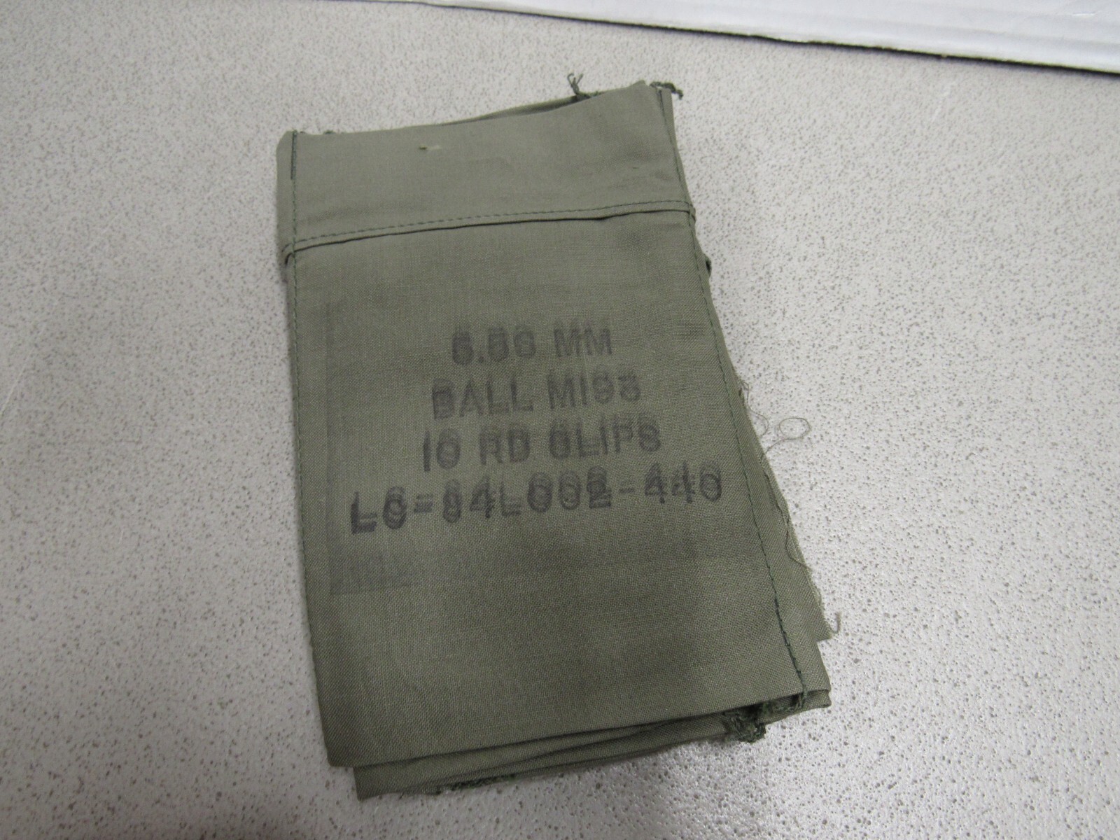 US VIETNAM ERA 7 POCKET AMMO BANDOLIER 1974 DATED UNISSUED US ARMY USMC 223