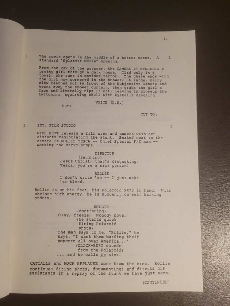 F/X Movie Script - January 1985 Draft - Dodi Fayed Produced