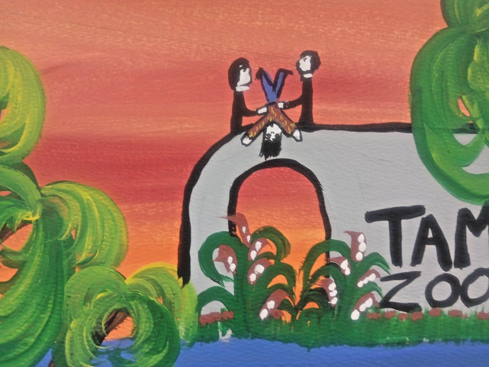 Mafia Signed Original Henry Hill Cosa Nostra Goodfellas Painting Tampa Zoo