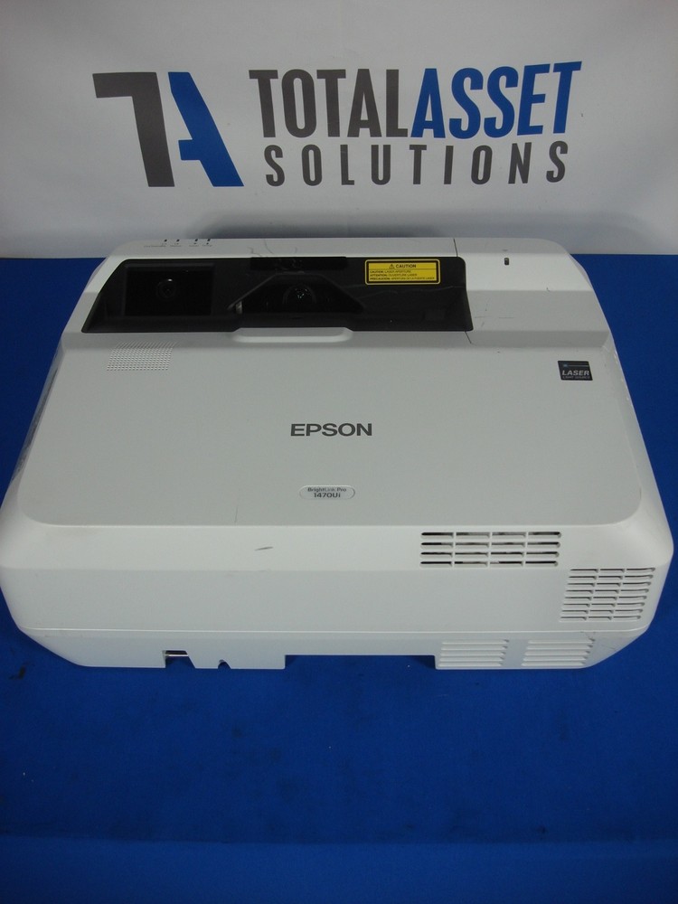 Epson Brightlink Pro 1470Ui Interactive Laser Projector 957 Hours Model H876A