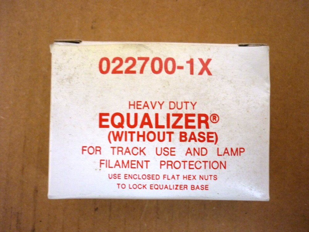 Heavy Duty Equalizer (Without Base) P/N 022700-1X