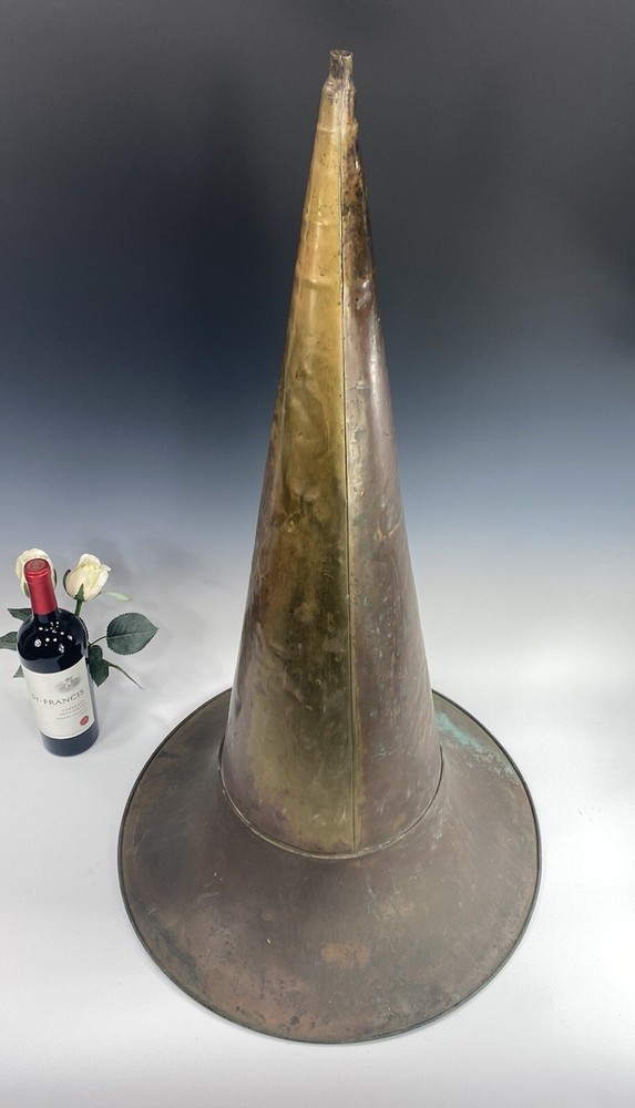 Vintage Brass Horn For Phonograph Talking Machine