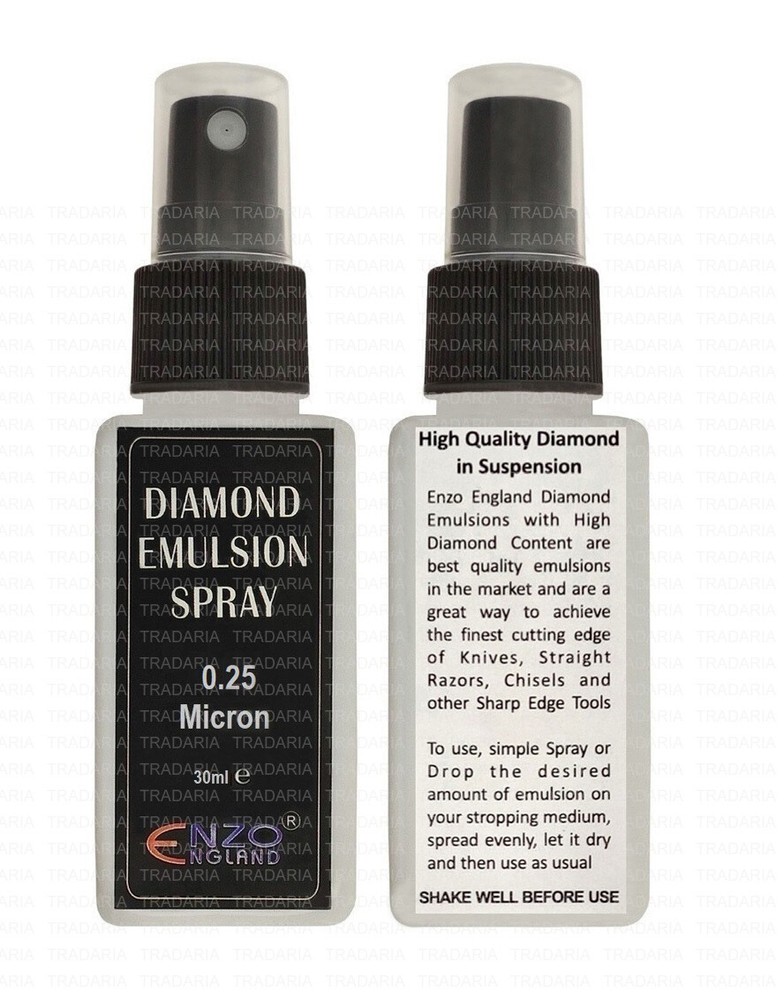 ENZO POLY DIAMOND EMULSION LEATHER STROP SPRAY STROPPING SHARPENING RAZOR KNIFE