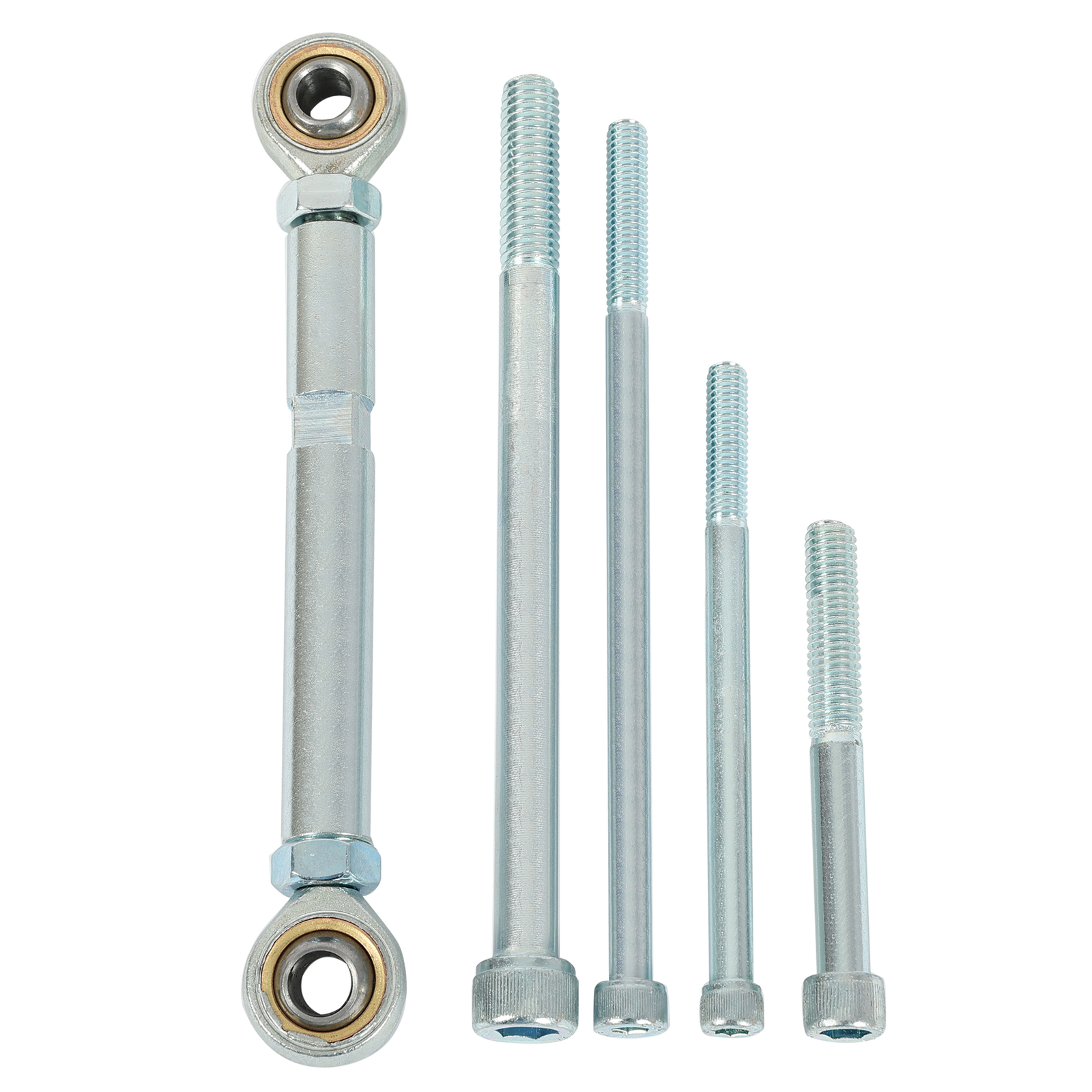 For Ford 289/302 5.0L V8 68-1993 Silver Aluminum Alternator Bracket +Tension Rod