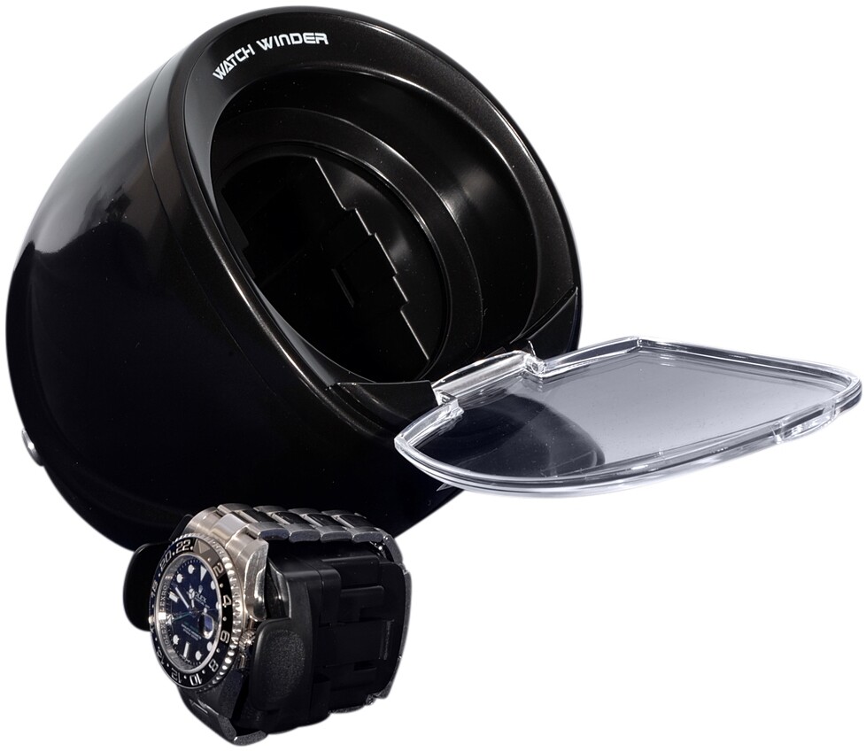 Single Display Automatic KINETIC Watch Winder/Charger model: Atom-1BPL-K/WPL-K