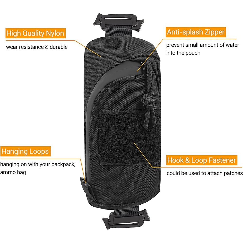 Tactical Molle Accessory Hunting Tool Utility Bag Backpack Shoulder Strap Pouch