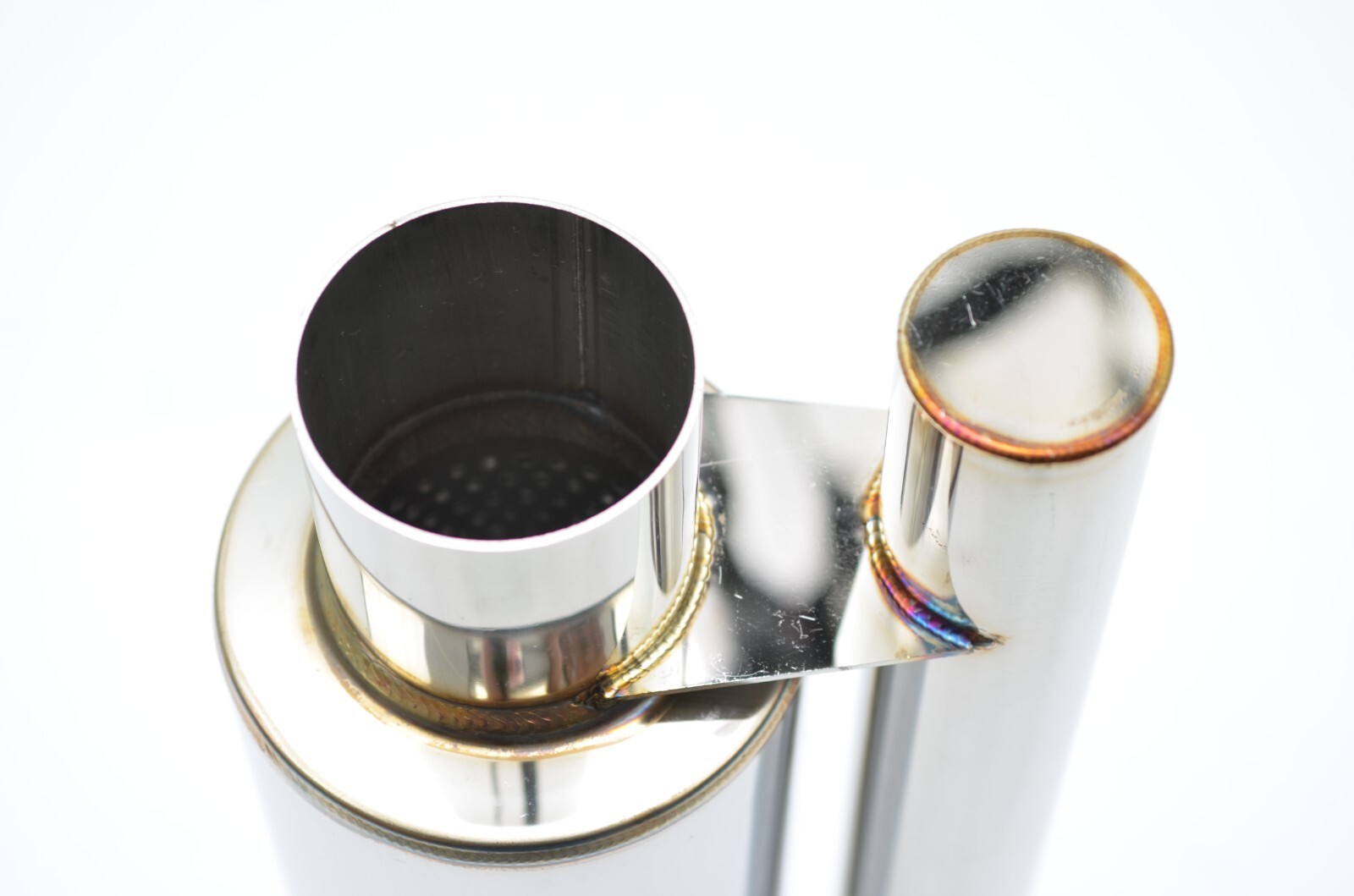 1320 Performance ultra quiet SHORT QW resonator muffler universal 3" inlet out