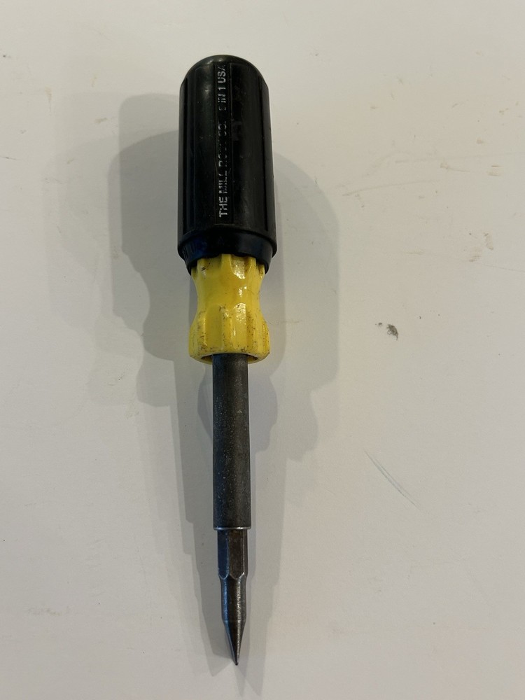 Vintage Mill Rose 4 Reversible Screwdriver Phillips /Flat
