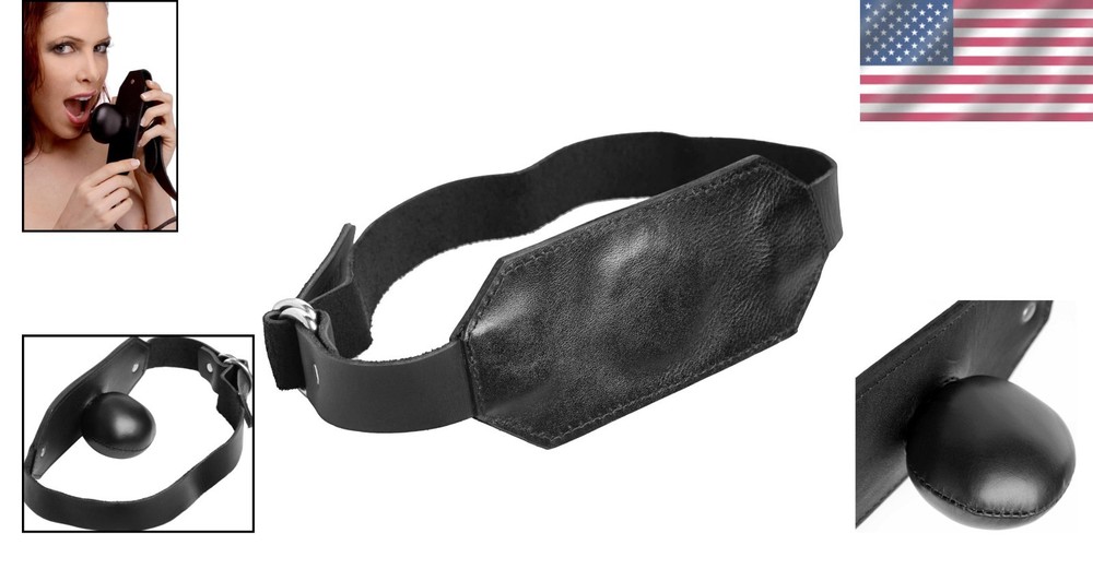 Leather Stuffer Mouth Gag - Classic Style