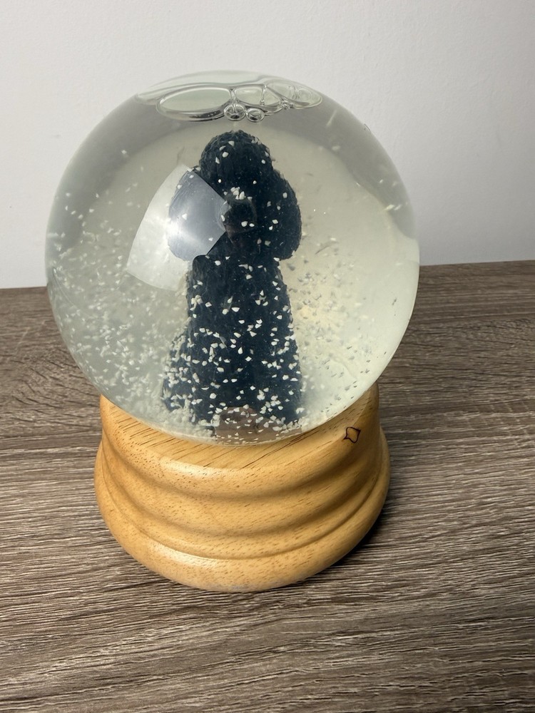 Snow Globe Poodle By Michael Park 1999 Handmade